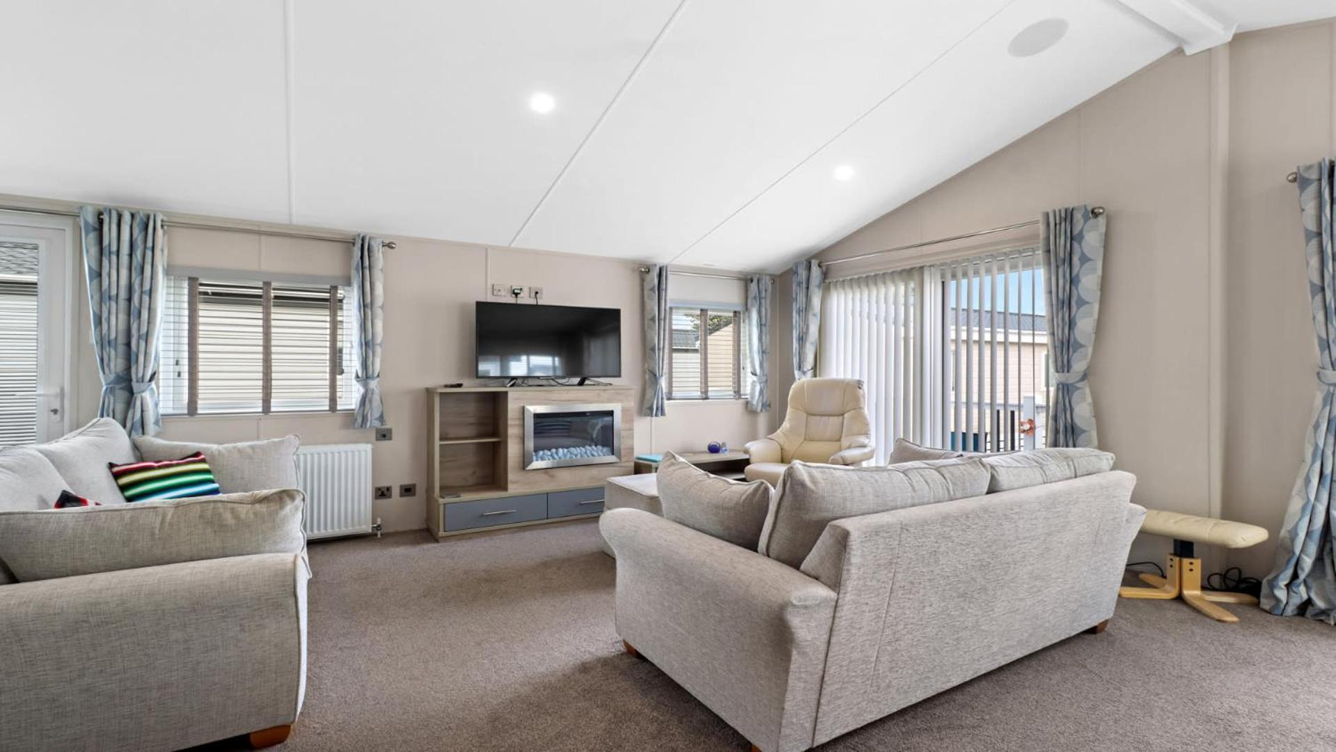 33 Beach Retreat Lodge Pevensey Bay Holiday Park Eksteriør bilde