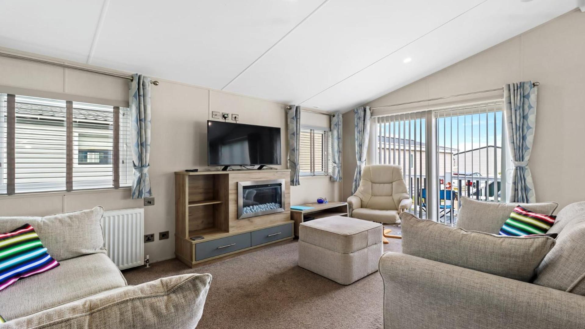 33 Beach Retreat Lodge Pevensey Bay Holiday Park Eksteriør bilde